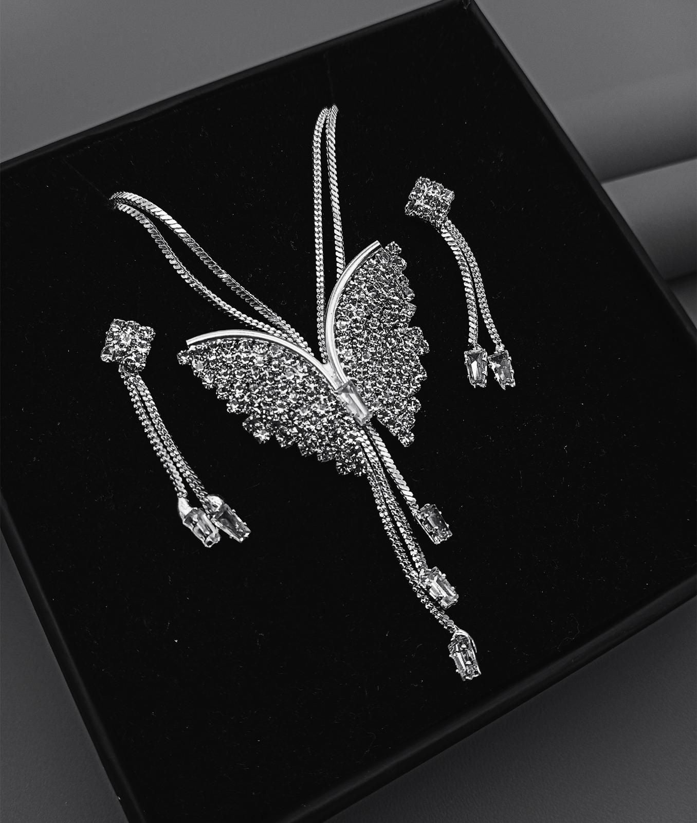 Butterfly Pendant Set