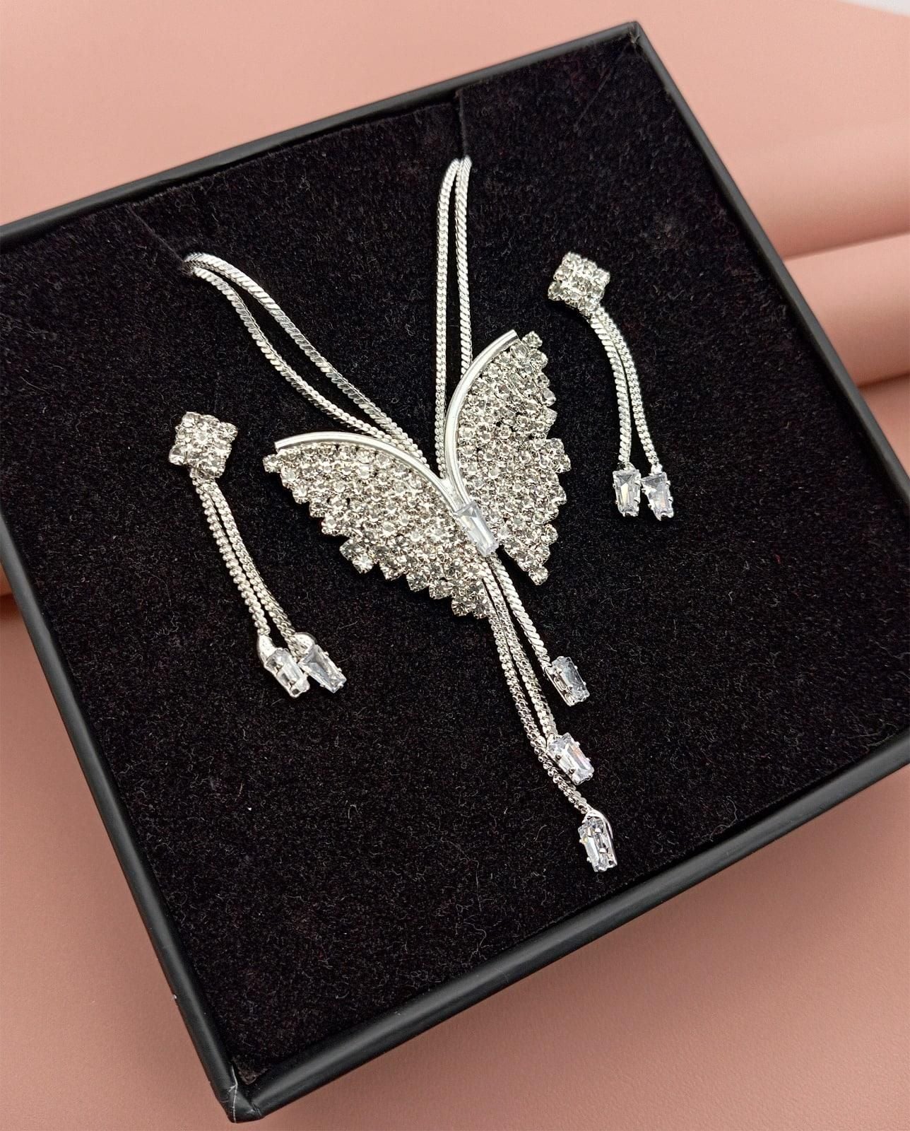 Butterfly Pendant Set