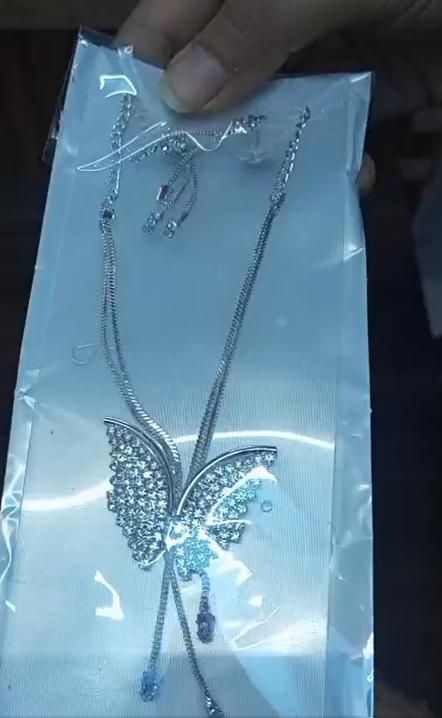Butterfly Pendant Set